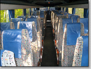 транспортное обслуживание похорон, автобус Scania 52911 на похоронах